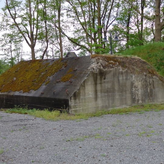 Fort Voordorp, vijf groepsschuilplaatsen op het fort