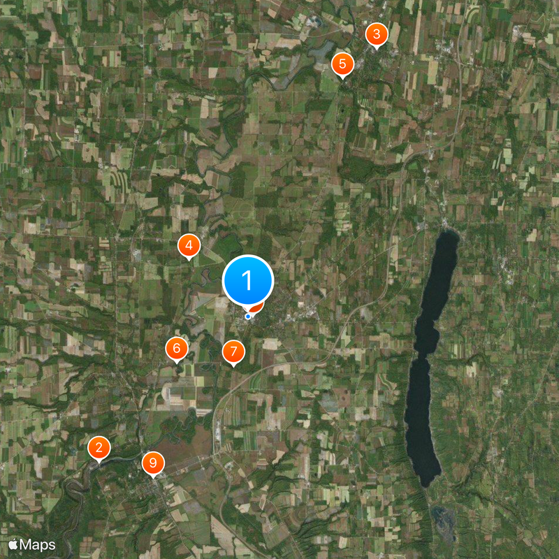 State University of New York at Geneseo Map