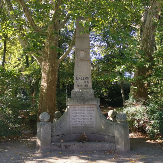 Kriegerdenkmal an der Promenade