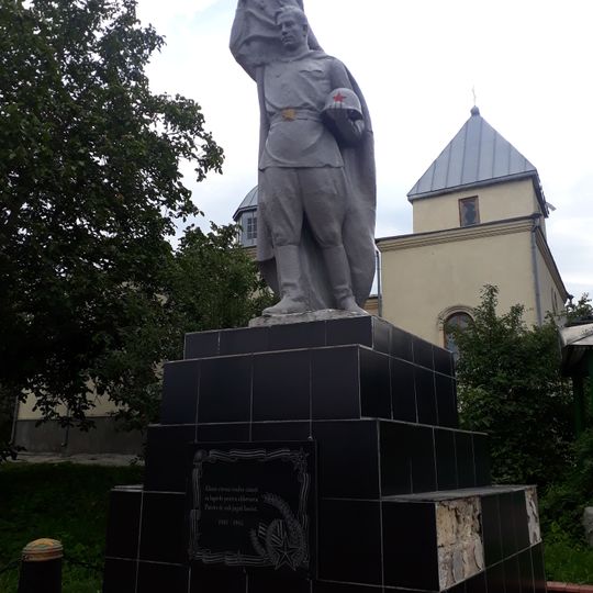 World War II memorial in Voinova, Strășeni