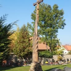 Hřbitovní kříž na Kolodějském hřbitově
