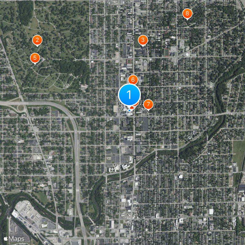 The Children's Museum of Indianapolis Map