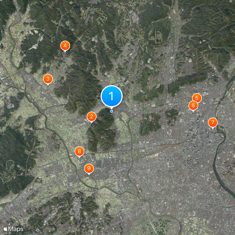 Kibitsuhiko Shrine Mappa