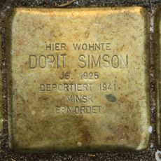 Stolperstein en memoria de Dorit Simson