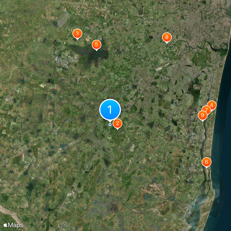 Vandalur Map