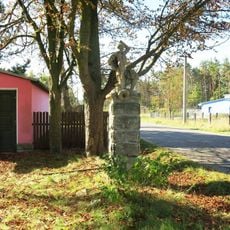 Socha svatého Jiří v jižní části osady Obora