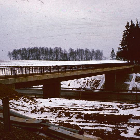 Most přes dálnici D1 u Dubovky