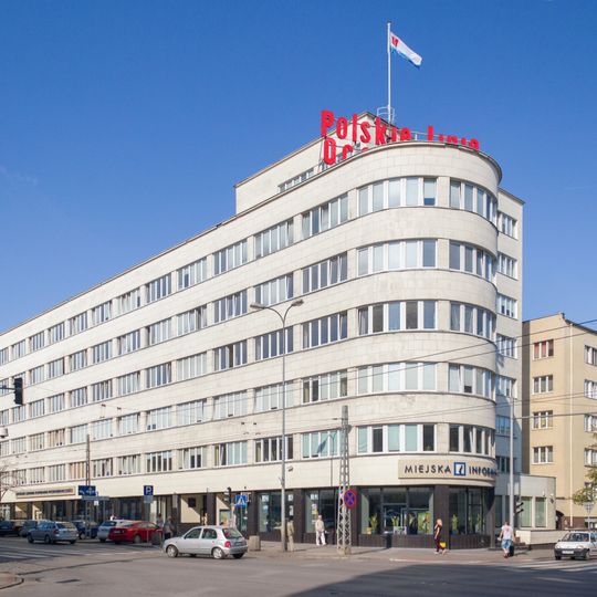 Insurance and Polish Ocean Lines building in Gdynia