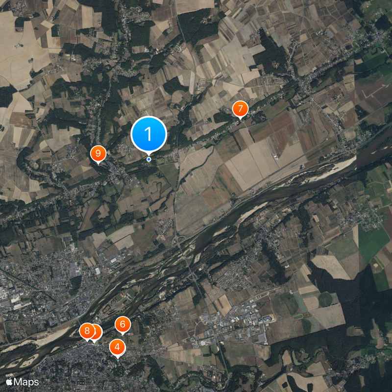 Château de Fourchette Map