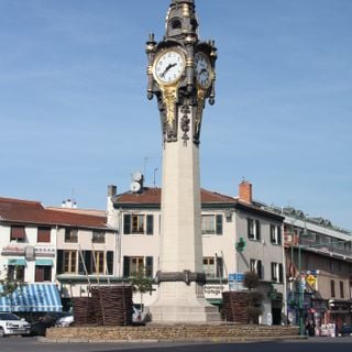 Clock-tower in Tassin-la-Demi-Lune