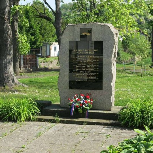 Pomník obětem 2.světové války v Hostomicích