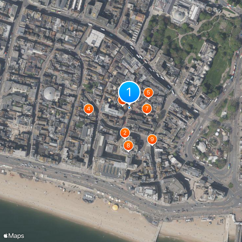 Brighton Mapa