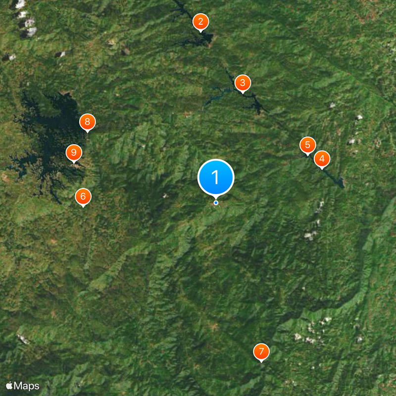 San Carlos Map