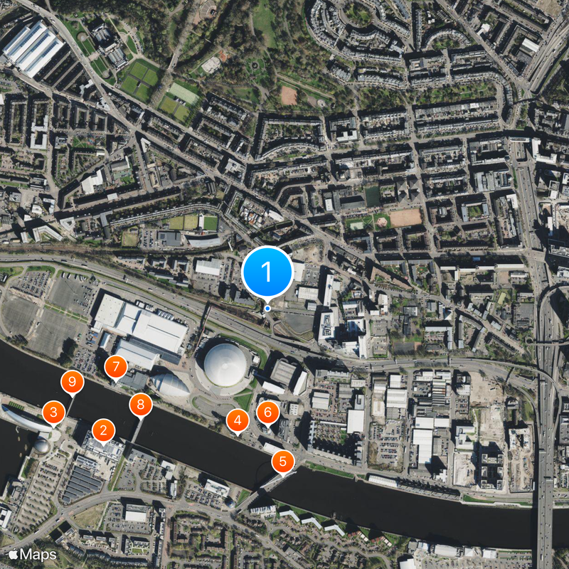 Glasgow Subway Map