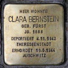 Stolperstein dedicated to Clara Bernstein