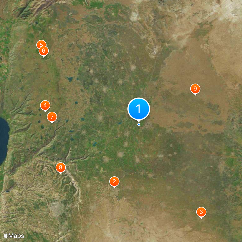 Daraa Governorate Map