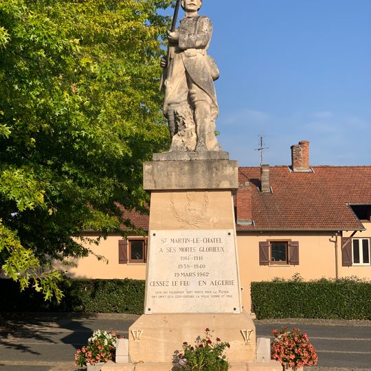 War memorial of Saint-Martin-le-Châtel