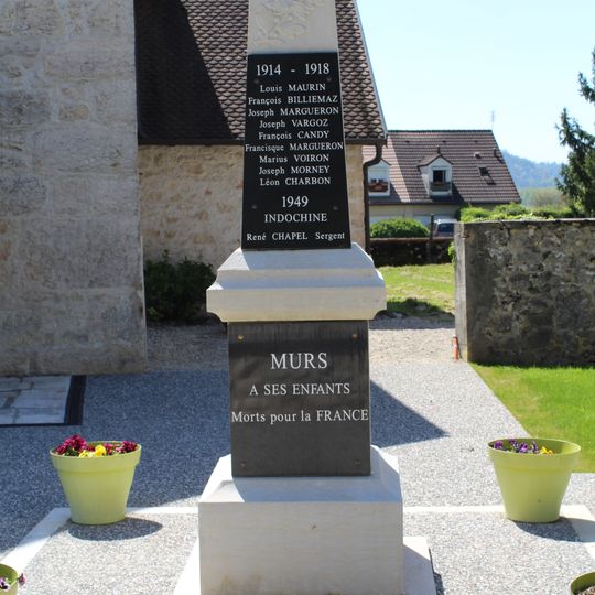 War memorial of Murs-et-Gélignieux