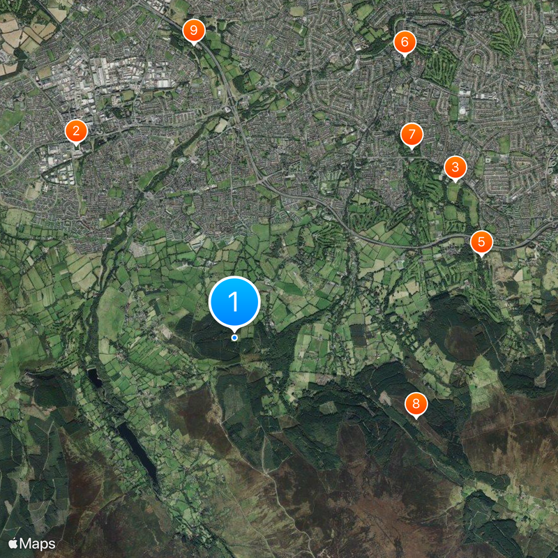 Montpelier Hill Mappa