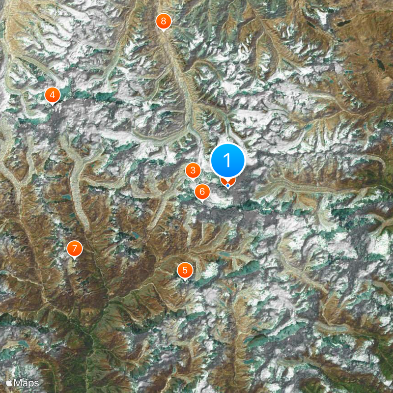 Mahalangur Himal Map