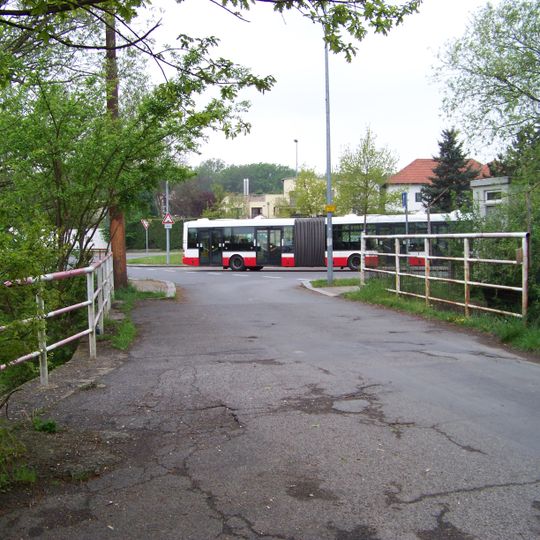 Most přes výpusť z Šeberáku