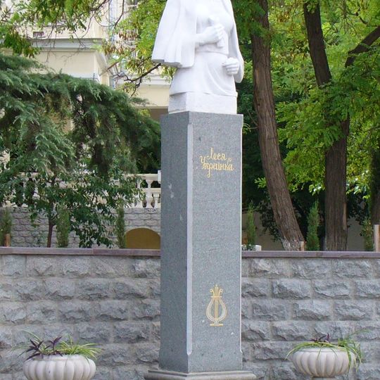 Monument of Lesia Ukrainka in Balaklava