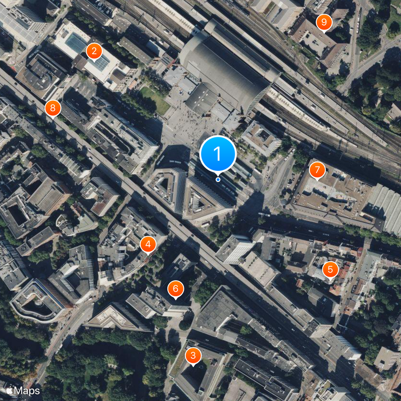 Trams in Bremen Map