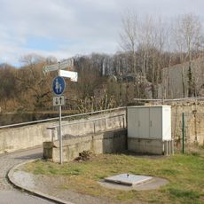 Anläufe einer Brücke Frankfurt
