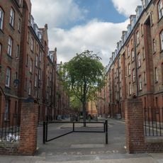 Iron Railings Between Henley House And Walton House