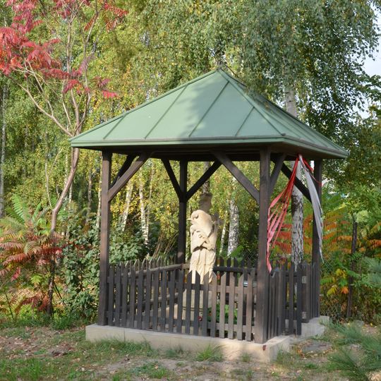 Saint John of Nepomuk wayside shrine in Mirzec