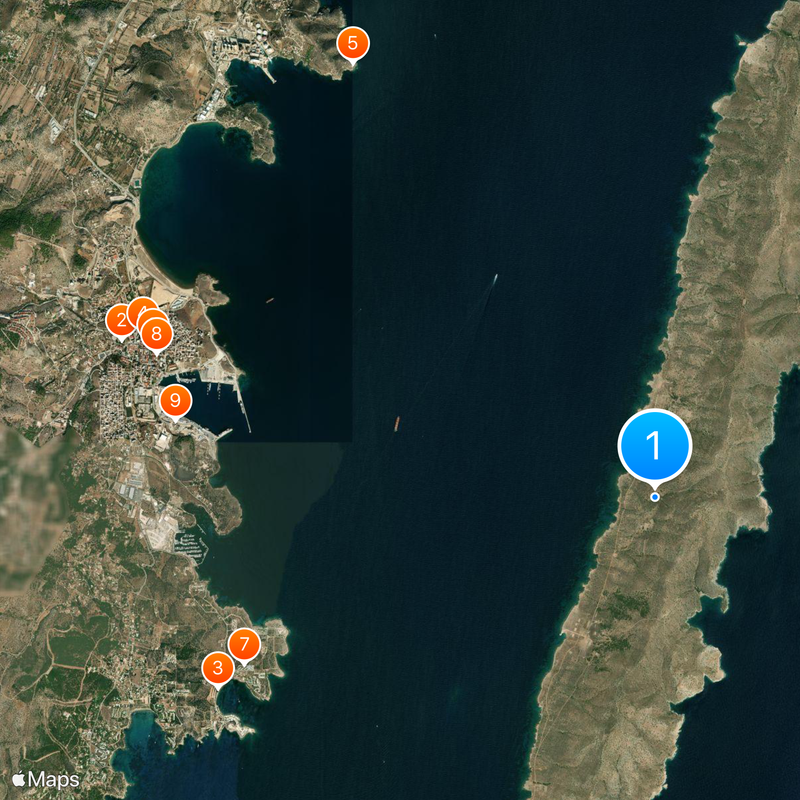 Makronisos Map