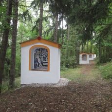 Kaplička na křížové cestě u Stříbra - 1. zastavení