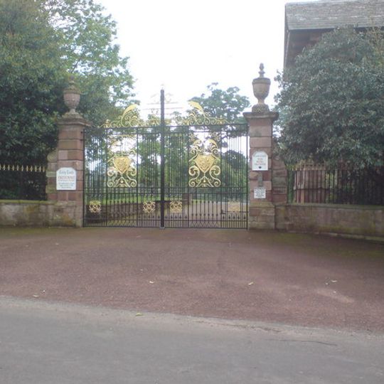 Wall And Gate Piers To East Of Corby Castle