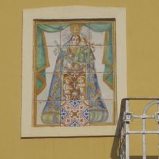 Ceramic panel of Our Lady of the Forsaken