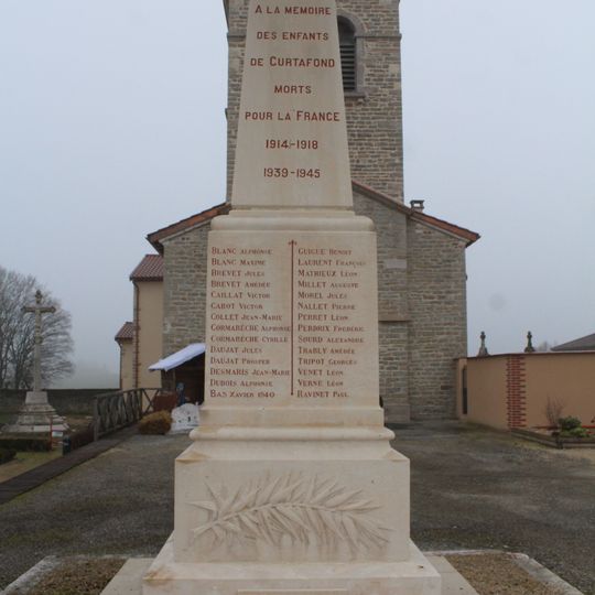 War memorial of Curtafond