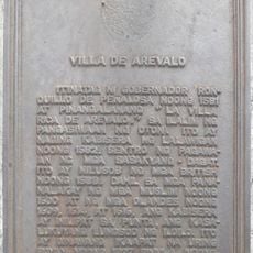 Villa de Arevalo historical marker
