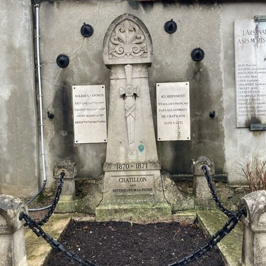 Monument aux morts de la Guerre de 1870 du cimetière de Châtillon