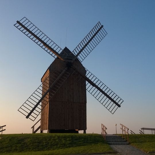 Post mill in Dębe