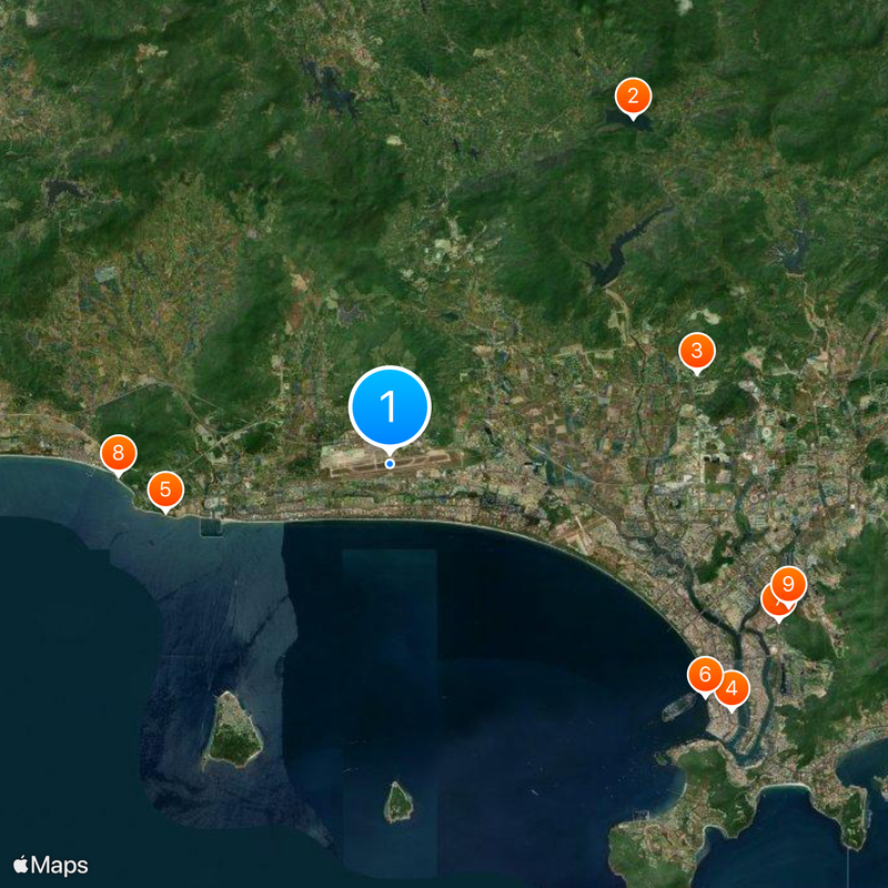 Sanya Phoenix International Airport Map
