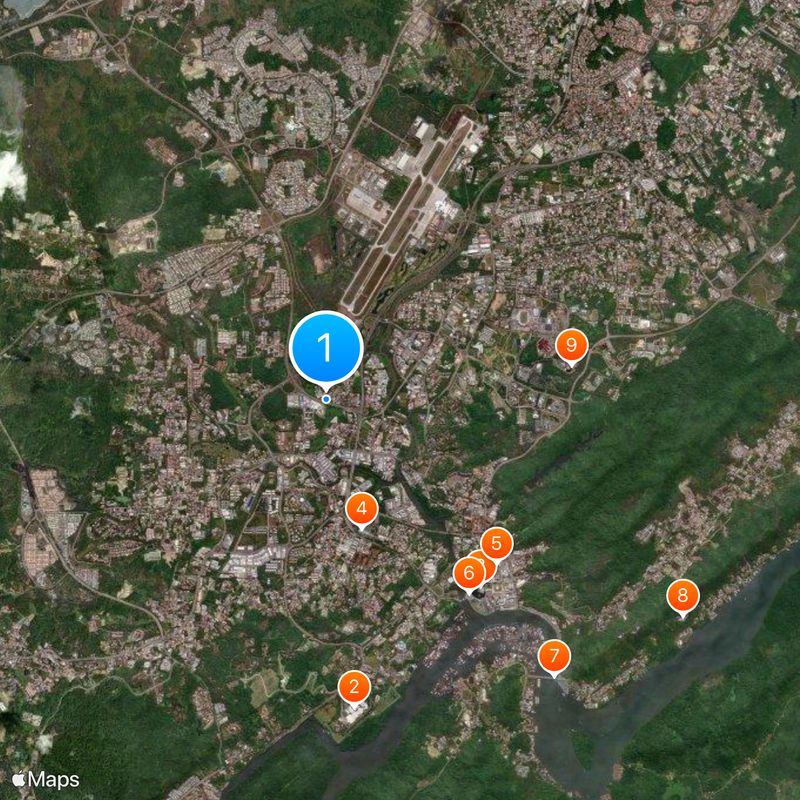 Bandar Seri Begawan Kaart