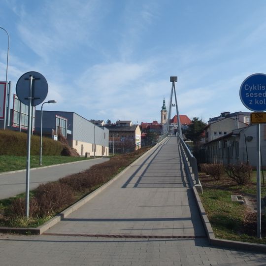 Footbridge Vlčnovská - Seichertova