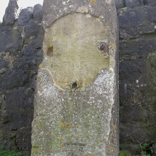 Milestone In Front Of East Black Dog Lodge