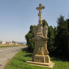 Kříž se sousoším Kalvárie na okraji Žerotína