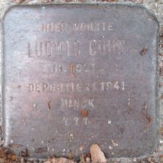 Stolperstein dedicated to Ludwig Cohn