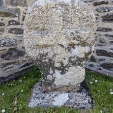 Wayside cross in Gunwalloe churchyard, 0.75m east of the church
