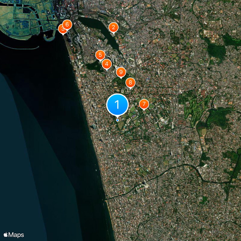 University of Colombo Map