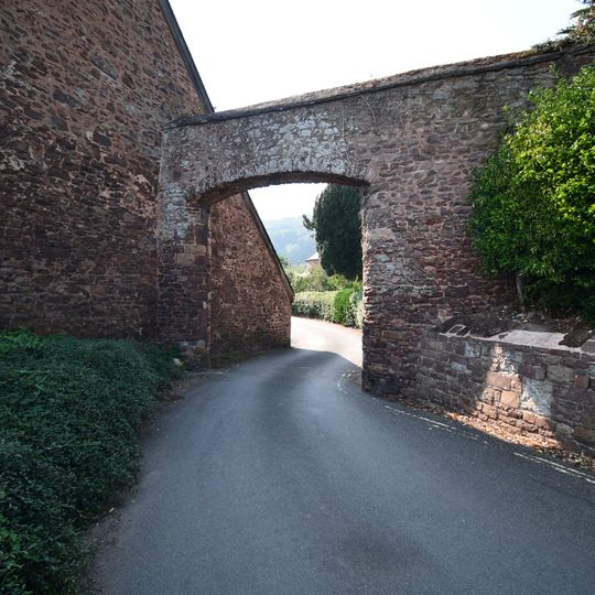 Stone Archway Adjoining Tithe Barn To The North