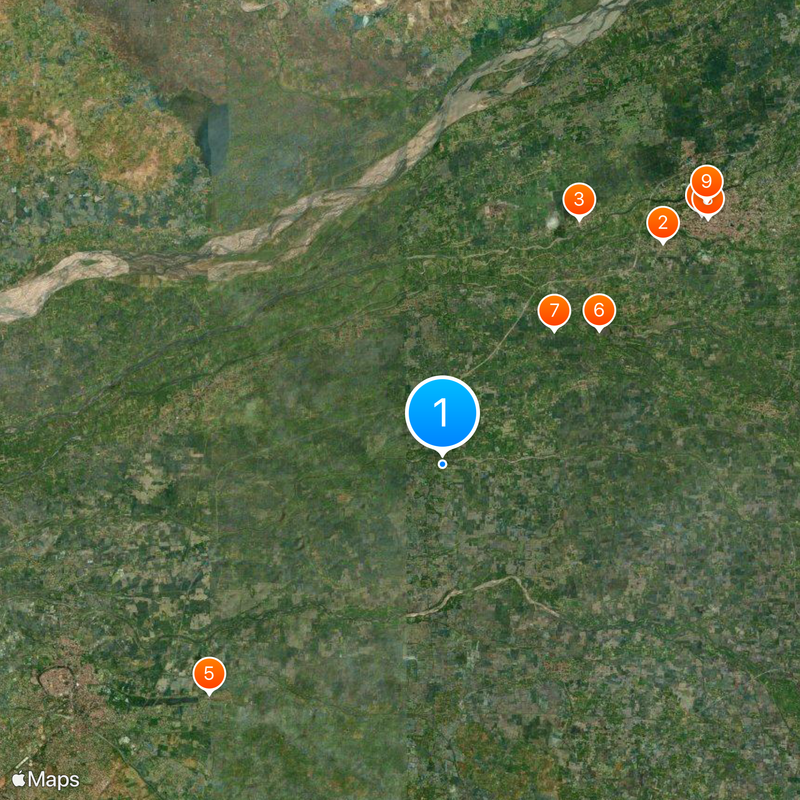 Garbharakshambigai temple Map