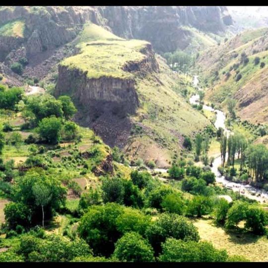 Gorge de Garni - Formation rocheuse près d'Erevan, Arménie