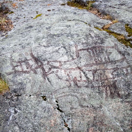Rock carvings at Norrfors
